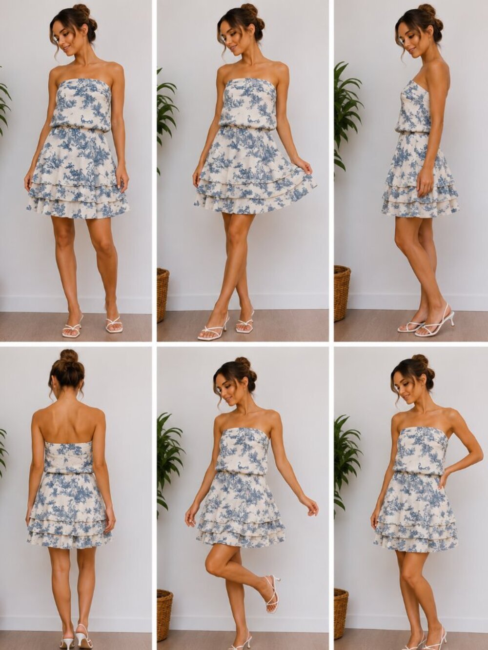 Cider strapless mini dress medium
